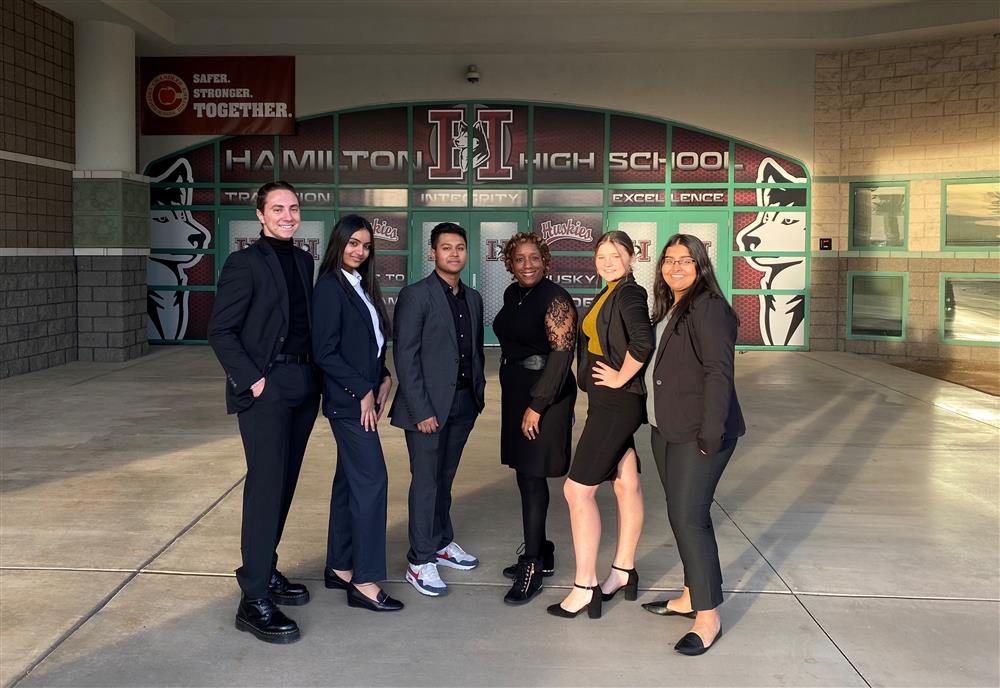 Hamilton High School DECA Earns Chapter Honor – January 2022